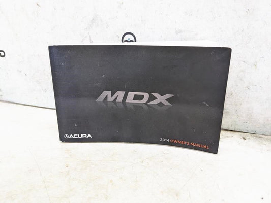 2014 Acura MDX Owners Manual Only 00X31-TZ5-6003 31TZ5600 OEM - Alshned Auto Parts