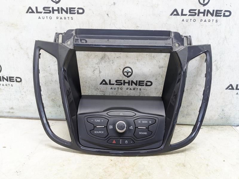 2013-2016 Ford Escape AM FM Radio Control Panel w Trim Bezel CJ54-18835-COW OEM - Alshned Auto Parts