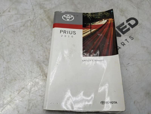 2010 Toyota Prius Owners Manual Only 0MM47668U 01999-47668 OEM - Alshned Auto Parts