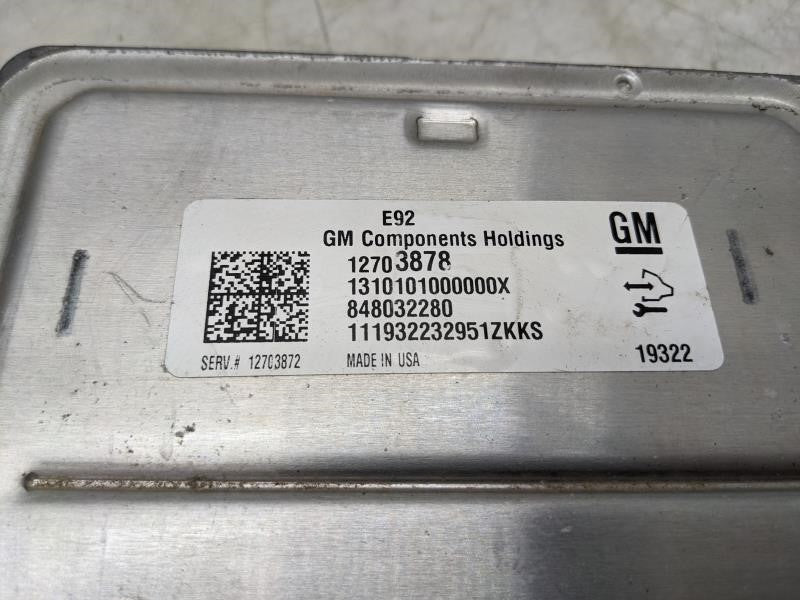 2019-2020 GMC Yukon 5.3L Engine Computer Control Module ECU ECM 12703878 OEM - Alshned Auto Parts