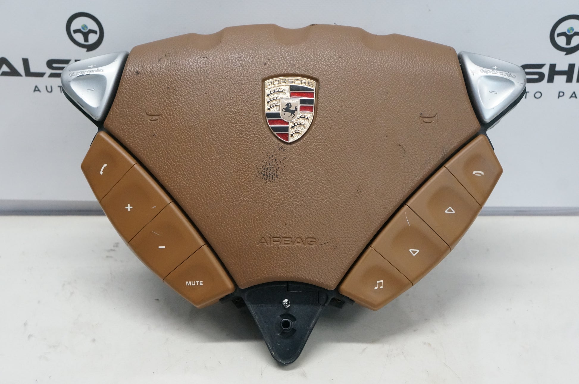 2008-2010 Porsche Cayenne Left Driver Steering Wheel Airbag Beige 7L5-880-201-GF OEM - Alshned Auto Parts