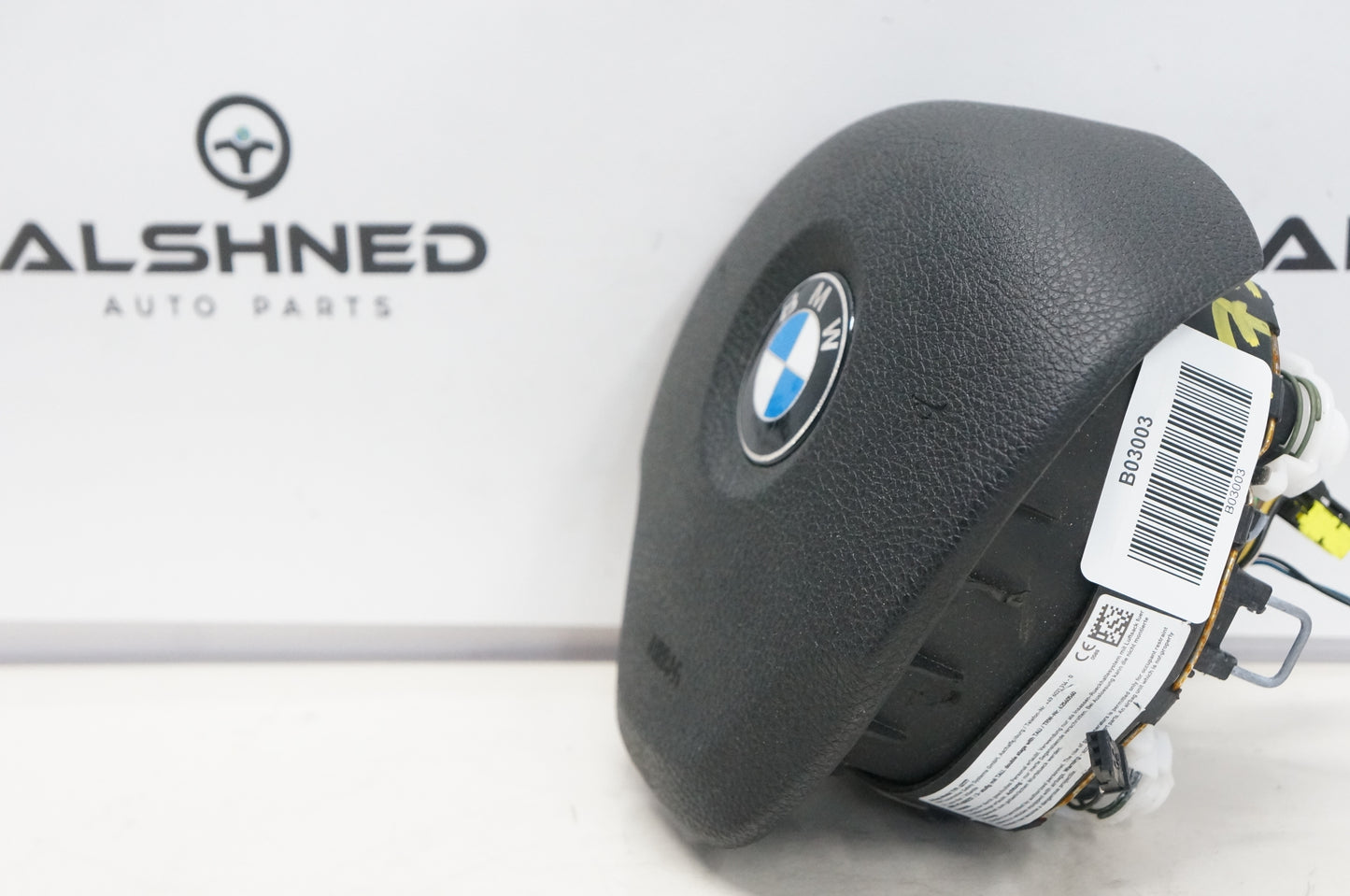 2014-2017 BMW 320i Left Driver Steering Wheel Airbag Black 6864494-01 OEM 32306864494 - Alshned Auto Parts