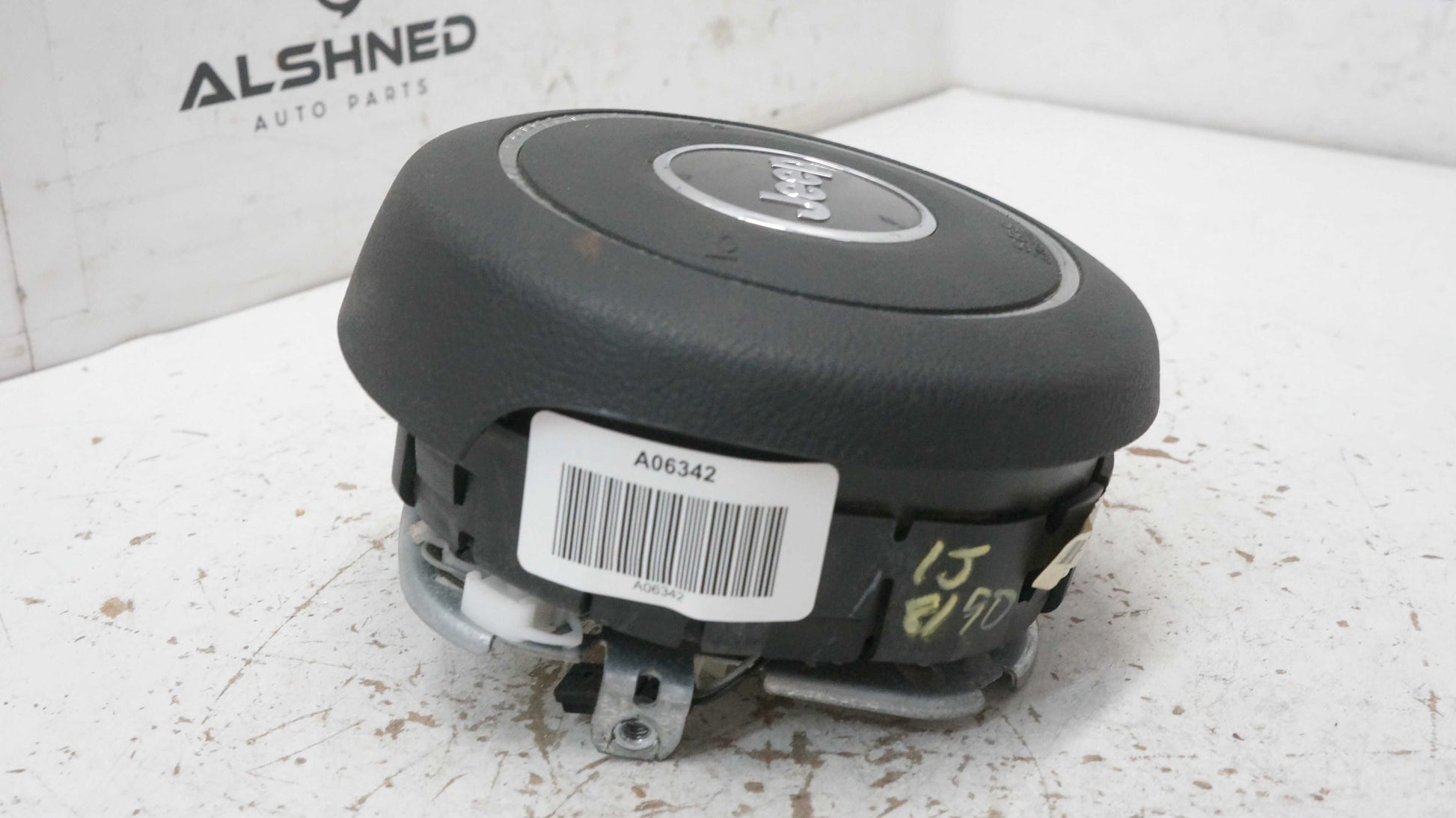 2012 Jeep Grand Cherokee Left Driver Steering Wheel Airbag Black 1GS311XLAH OEM - Alshned Auto Parts