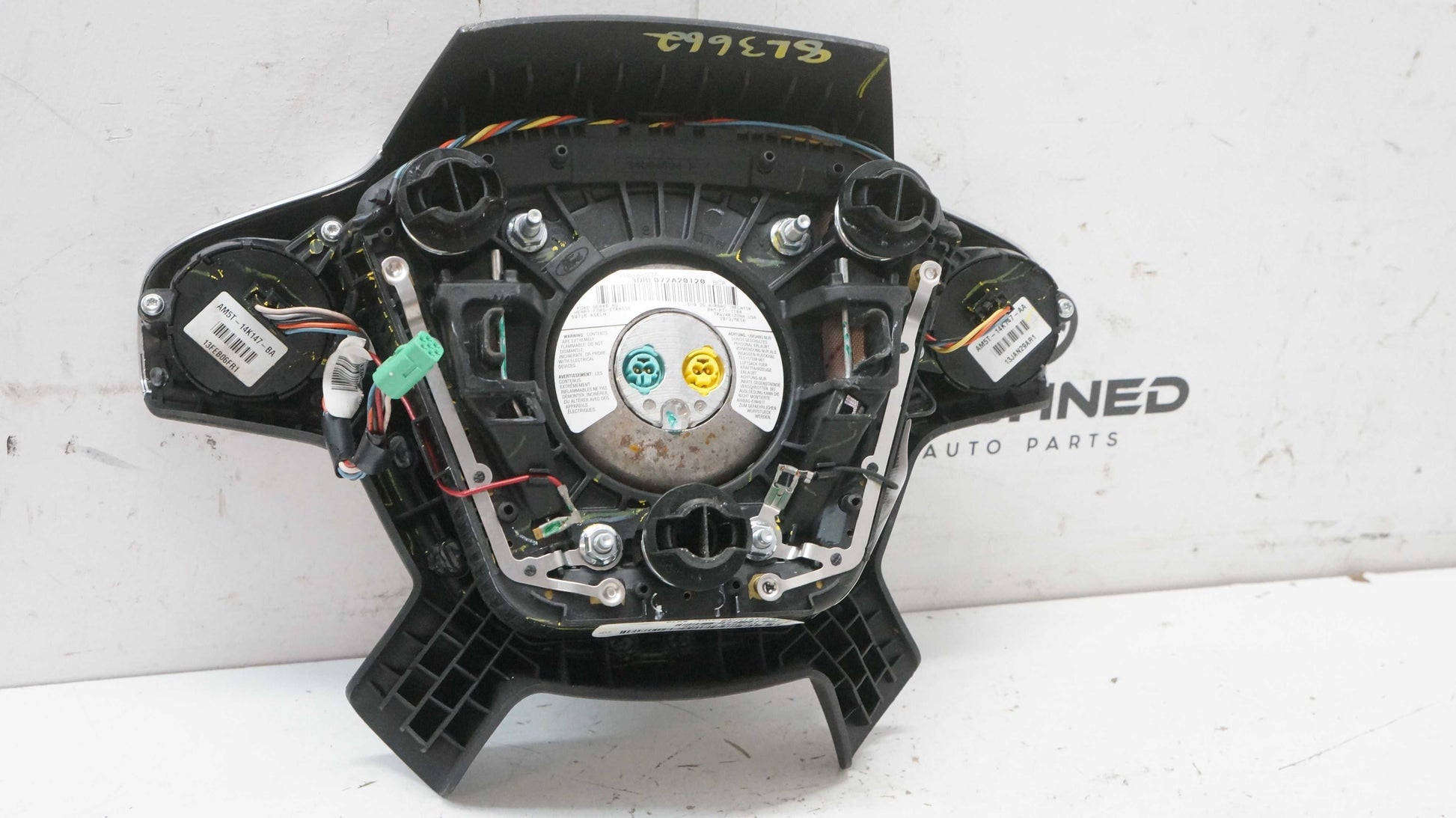 2014 Ford Escape Left Driver Steering Wheel Airbag Black CJ54A042B85CC OEM - Alshned Auto Parts