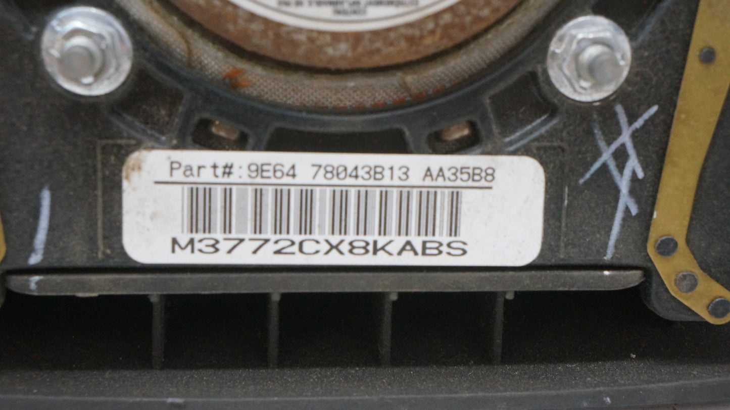 2009-2011 Mercury Mariner Left Driver Steering Wheel Airbag Black 9E6478043B13AA OEM - Alshned Auto Parts