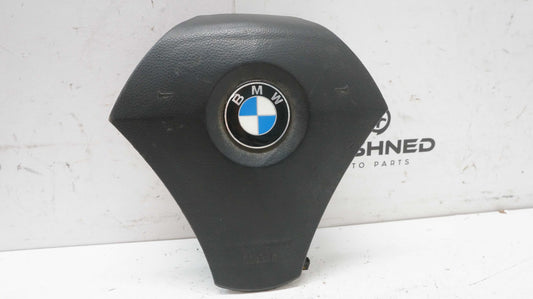 2005-2006 BMW 525i Left Driver Steering Wheel Airbag Black 33676960201J OEM - Alshned Auto Parts