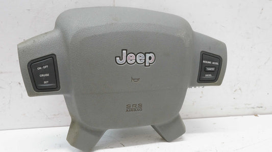 2005-2007 Jeep Grand Cherokee Left Driver Steering Wheel Airbag Gray P5JJ281D5AE OEM - Alshned Auto Parts