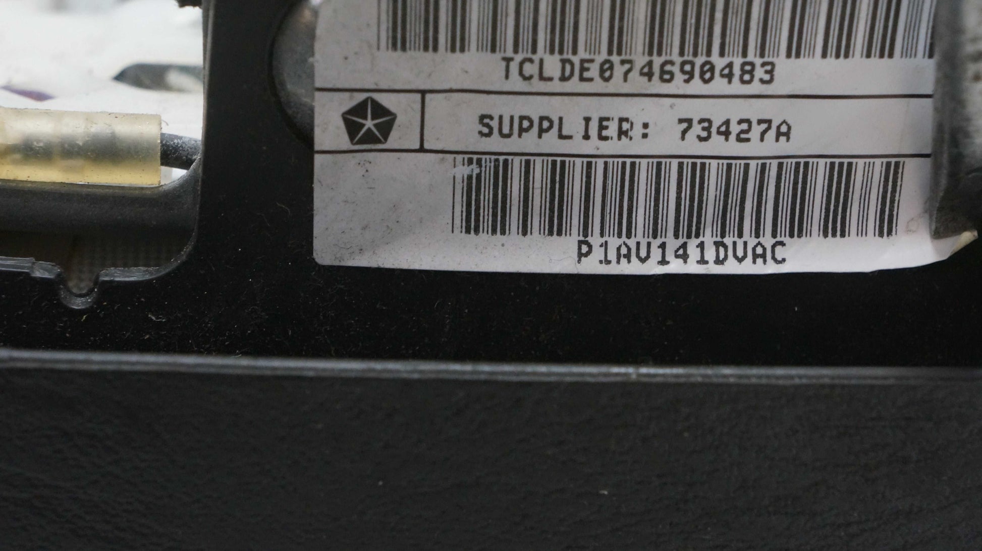 2006-2007 Chrysler Town & Country Left Driver Steering Wheel Airbag Black 1AV141DVAC OEM - Alshned Auto Parts