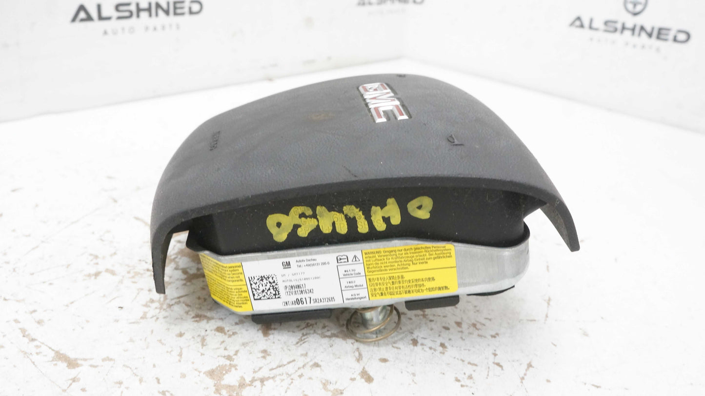 2010-2017 GMC Terrain Left Driver Steering Wheel Airbag Black 20940617 OEM - Alshned Auto Parts