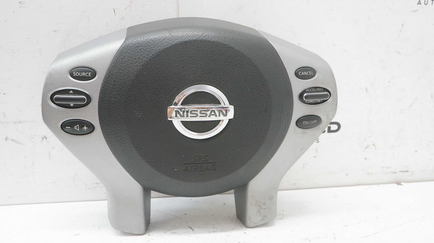 2007-2012 Nissan Altima Left Driver Steering Wheel Airbag Black & Gray 98510-JA18A OEM - Alshned Auto Parts