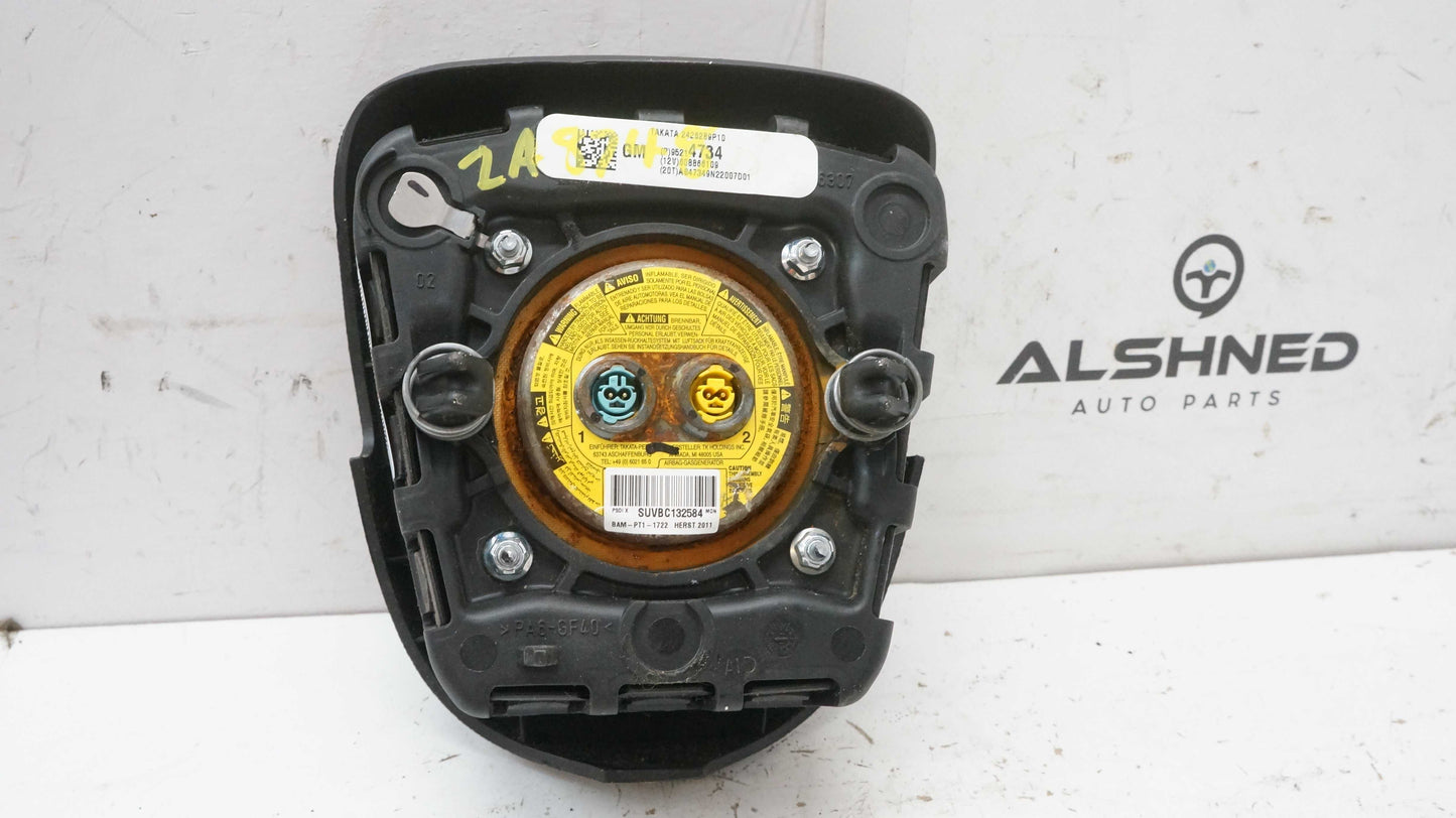 2011-2013 Chevrolet Cruze Left Driver Steering Wheel Airbag Black 95214734 OEM - Alshned Auto Parts