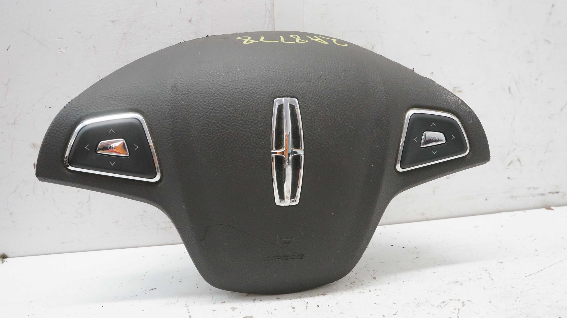 2015-2019 Lincoln MKC Left Driver Steering Wheel Airbag Black EJ7BS043B13AB OEM - Alshned Auto Parts