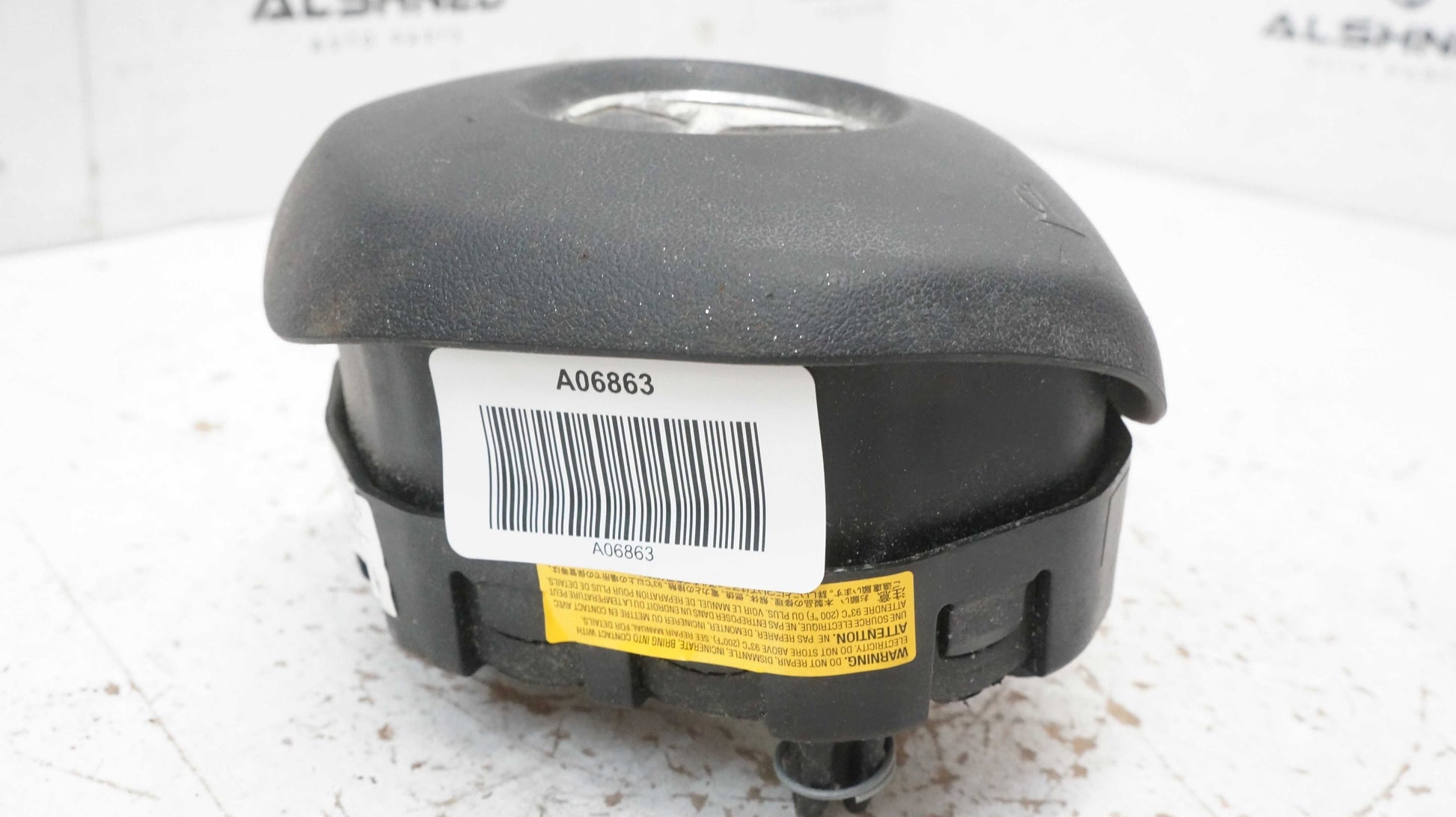 2013 Mercedes-Benz E350 Left Driver Steering Wheel Airbag Black 1728601602 OEM - Alshned Auto Parts