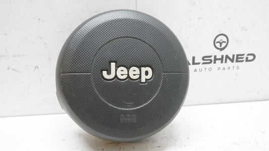 2008-2009 Jeep Wrangler Left Driver Steering Wheel Airbag Black P5KC81XDVAG OEM - Alshned Auto Parts