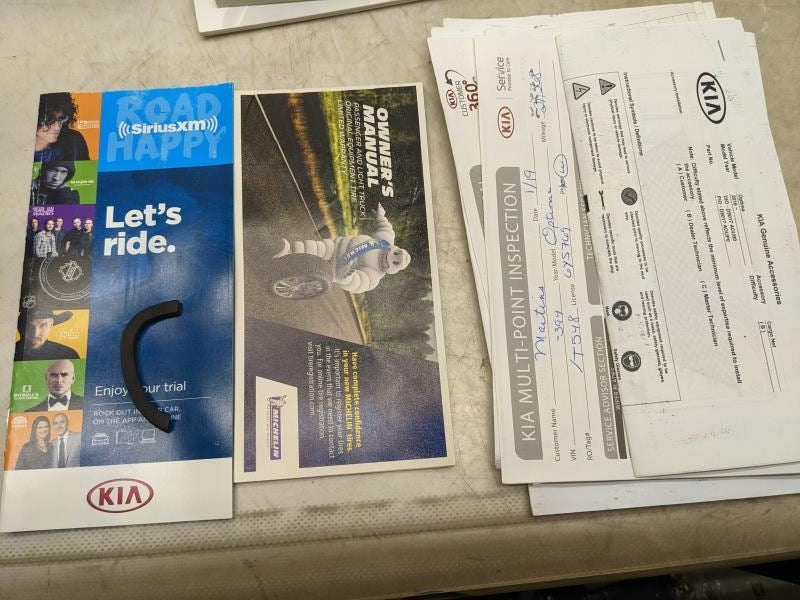 2017 Kia Optima Owners Manual set with Case HDG5-EU74F OEM - Alshned Auto Parts