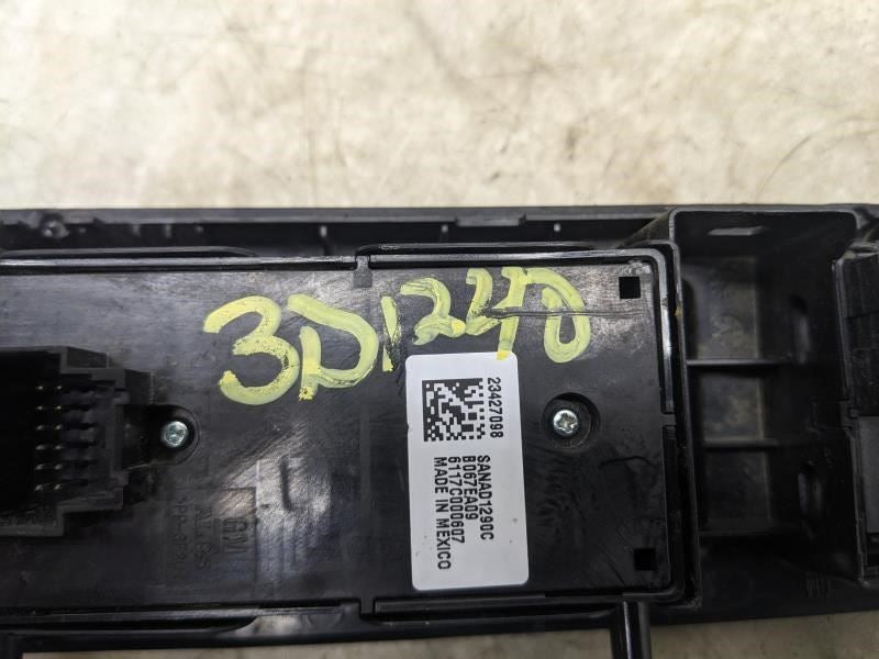 2014-2019 GMC Sierra 1500 LH Door Master Power Window Switch 23427098 OEM - Alshned Auto Parts