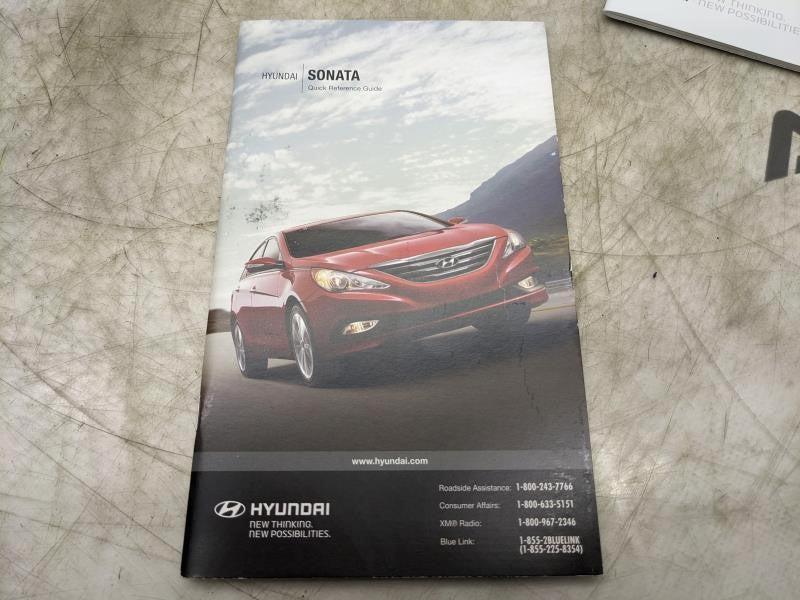 2014 Hyundai Sonata Owners Manual Set with Case A3S0-EU3DD OEM - Alshned Auto Parts
