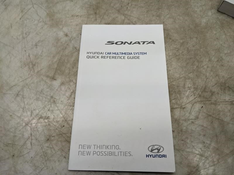 2016 Hyundai Sonata Owners Manual Set with Case GC10-EU62D OEM - Alshned Auto Parts