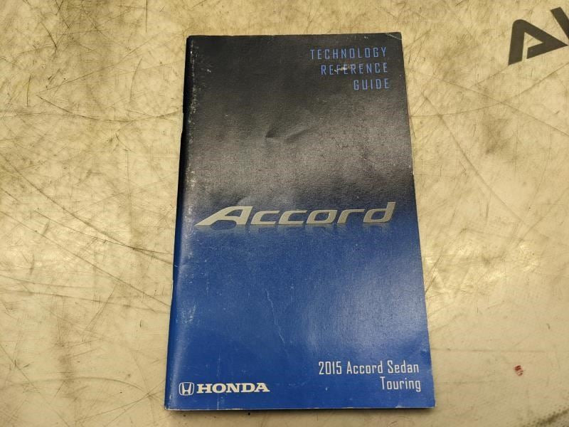 2015 Honda Accord Navigation Manual set with Case 31T2A820 00X31-T2A-8200 OEM - Alshned Auto Parts