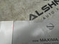 2008 Nissan Maxima Owners Manual only OM8E-0A34U0 OEM * ReaD* - Alshned Auto Parts