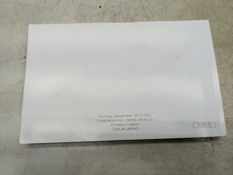 2013 Nissan Rogue Owners Manual set with Case OM3E-0S35U0 OEM - Alshned Auto Parts