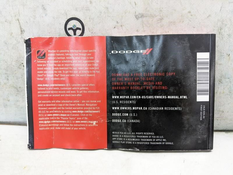 2019 Dodge Charger User & Quick Reference Guide 19LD-926-AA OEM - Alshned Auto Parts