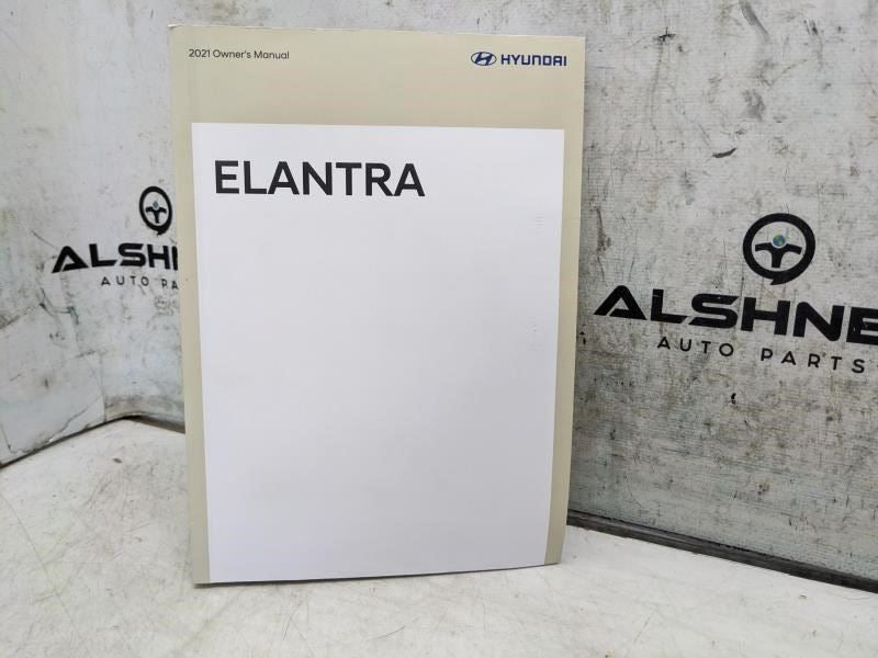 2021 Hyundai Elantra Owners Manual set with Case M0BO-EU12D OEM - Alshned Auto Parts