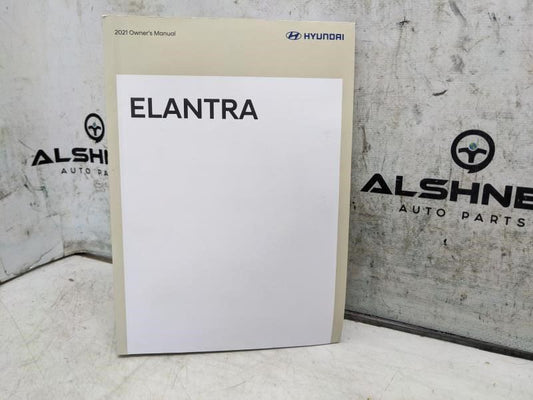 2021 Hyundai Elantra Owners Manual set with Case M0BO-EU12D OEM - Alshned Auto Parts