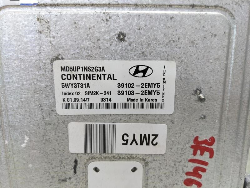 2014-2015 Hyundai Elantra Engine Control Module ECU ECM 39103-2EMY5 OEM - Alshned Auto Parts