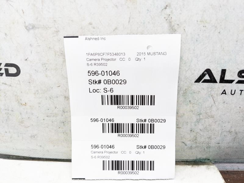 2015-23 Ford Mustang RR View Parking Assist Trunk Lid Camera FR3T-19G490-AC OEM - Alshned Auto Parts