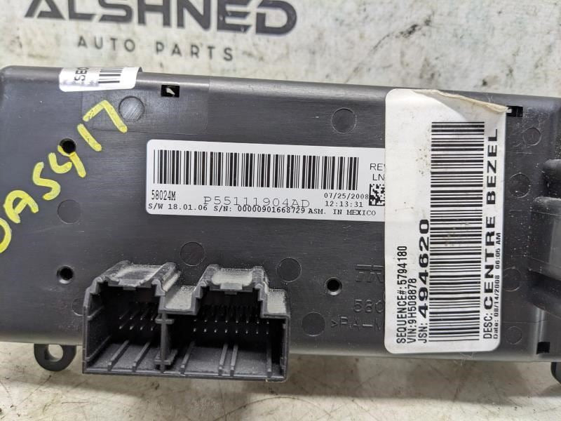 2008-2009 Dodge Challenger AC Heater Temperature Climate Control 55111904AD OEM - Alshned Auto Parts