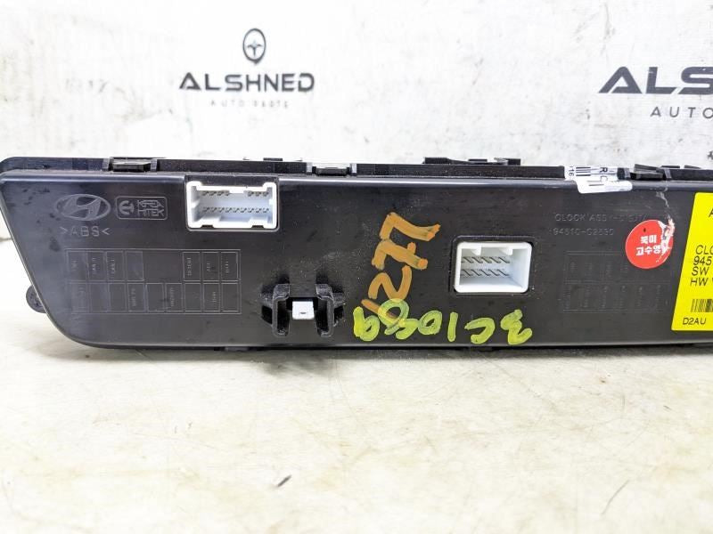 2016-2017 Hyundai Sonata Radio Clock Digital Control Panel 94510-C2530 OEM - Alshned Auto Parts