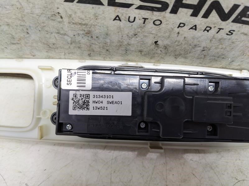 2014-2018 Volvo S60 FR LH Door Master Power Window Switch 31343101 OEM - Alshned Auto Parts