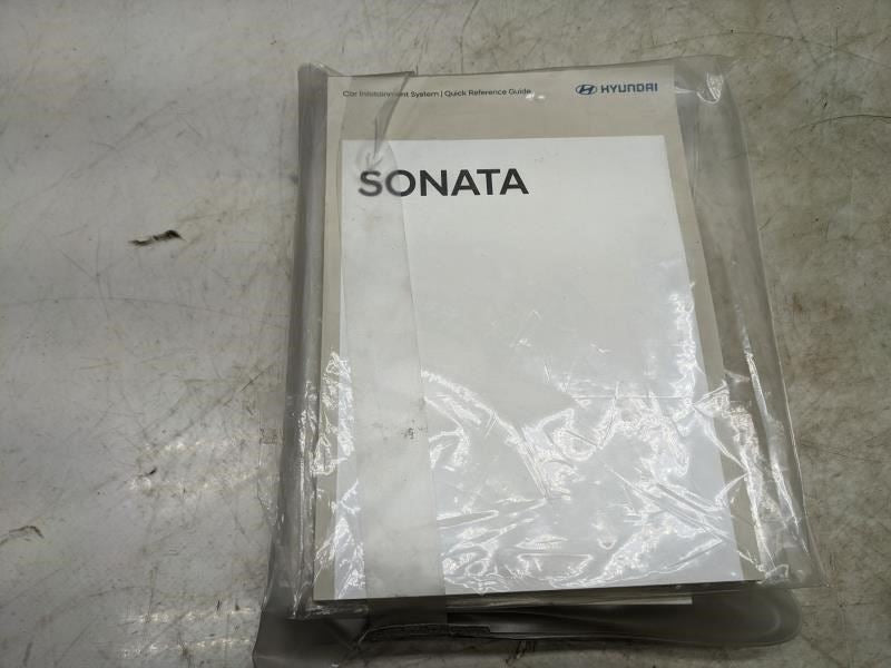 2020 Hyundai Sonata Owners Manual set LDWO-EU02D OEM - Alshned Auto Parts