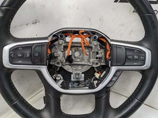 2019-23 Ram 1500 Big Horn Steering Wheel Heated w Control Buttons 5YK682X7AH OEM - Alshned Auto Parts