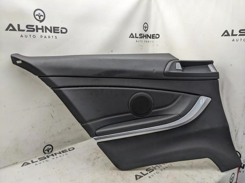 2017-2020 BMW 430i xDrive RR LH Quarter Trim Panel Black 51437395479 OEM *ReaD*