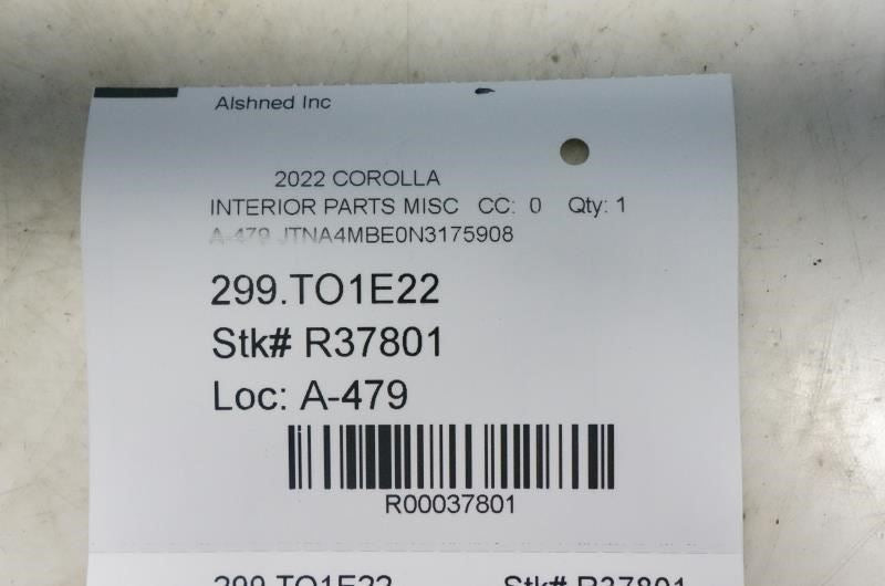 20-23 Toyota Corolla Upper Automatic Transmission Shift Cover 35970-12590-C1 - Alshned Auto Parts