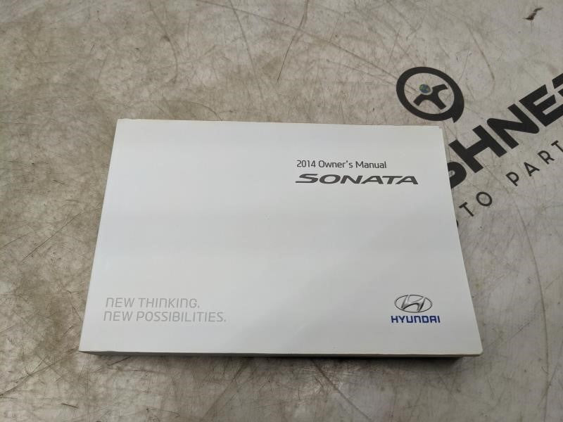 2014 Hyundai Sonata Owners Manual Set with Case A3S0-EU3DD OEM - Alshned Auto Parts