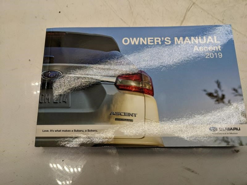 2019 Subaru Ascent Owners Manual Set with Case MSA5M1900A OEM - Alshned Auto Parts