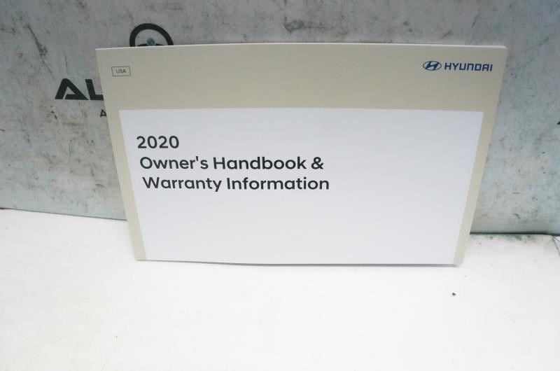2020 Hyundai Elantra Owners Manual set with Case KF2O-EU9OD OEM - Alshned Auto Parts