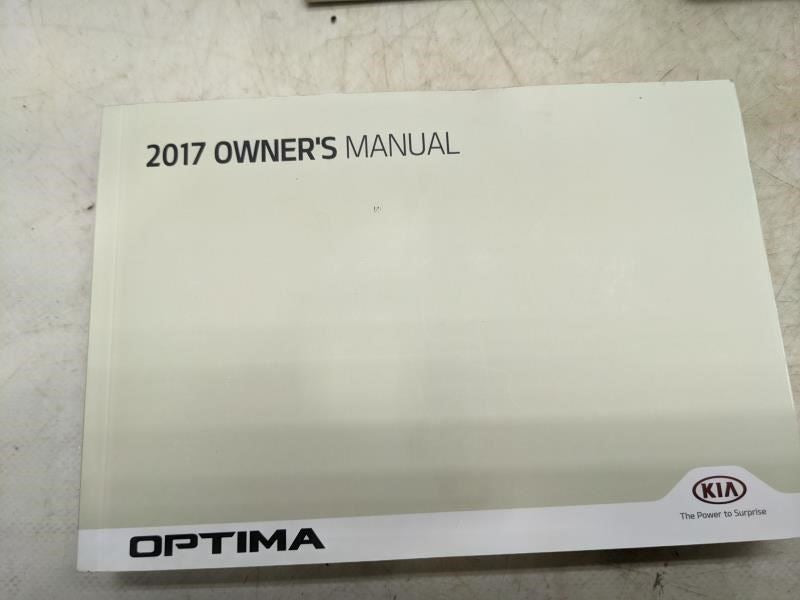 2017 Kia Optima Owners Manual set with Case HDG5-EU74F OEM - Alshned Auto Parts