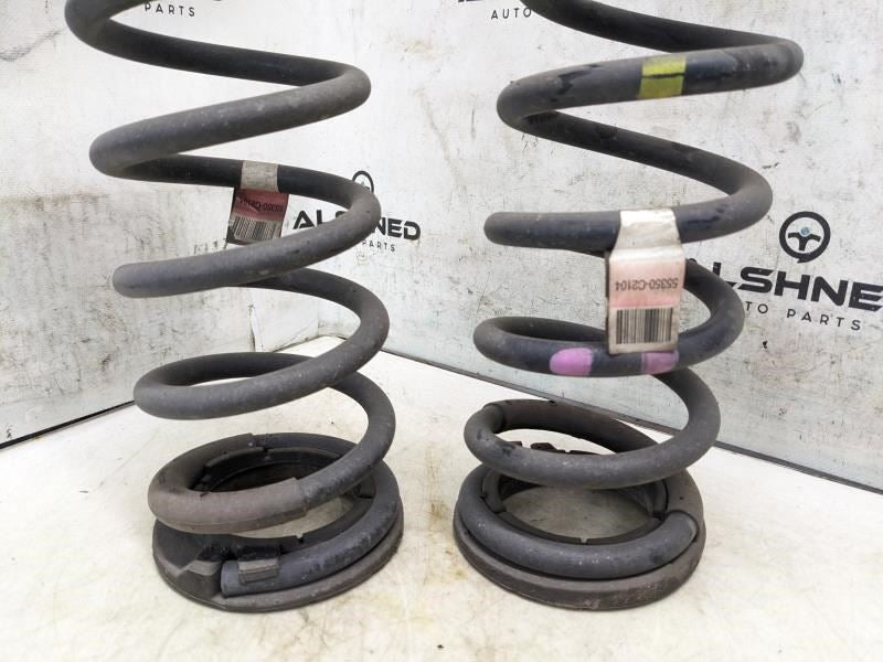 15-19 Hyundai Sonata RR Suspension LH & RH Coil Spring Pair 55350-C2104 OEM - Alshned Auto Parts