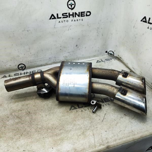 2018-22 Audi S5 RR Left Exhaust Muffler Pipe w/ Valve Actuator 8W0-253-611-B OEM - Alshned Auto Parts