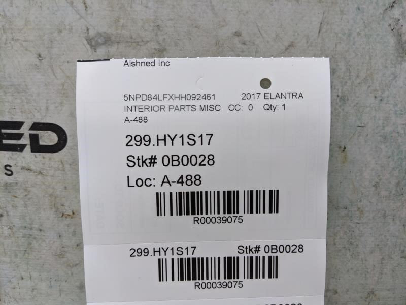 2016-2018 Hyundai Elantra Left Crash Pad Upper 84730-F3100-XUG OEM - Alshned Auto Parts