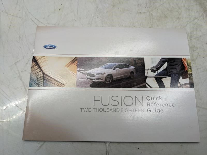 2018 Ford Fusion Owners Manual Set with Case - Alshned Auto Parts