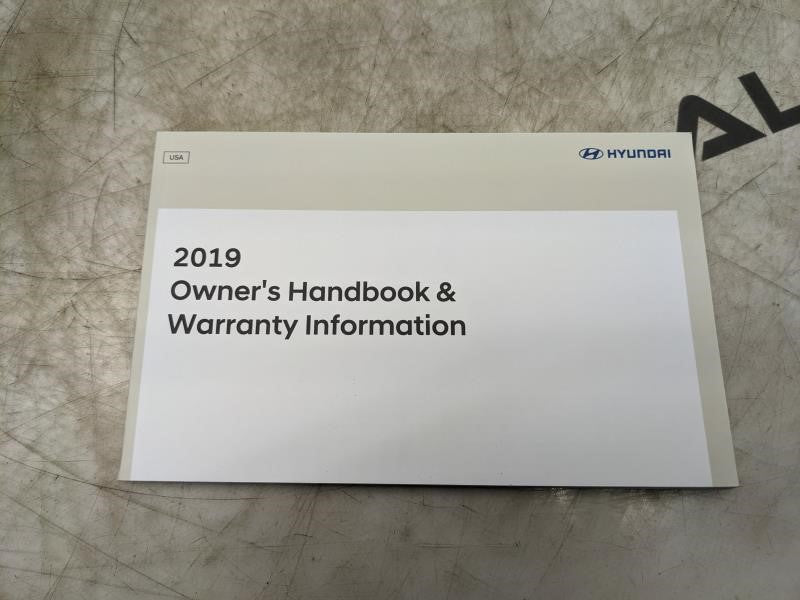 2019 Hyundai Elantra Owners Manual Set KF3O-EU93F OEM - Alshned Auto Parts