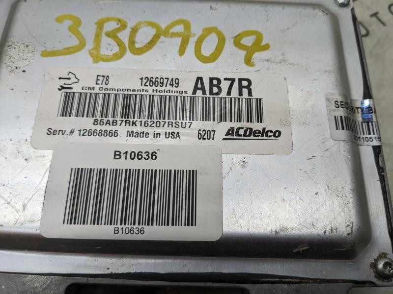 2016 Chevrolet Trax Engine Computer Control Module ECU ECM 12669749 OEM - Alshned Auto Parts