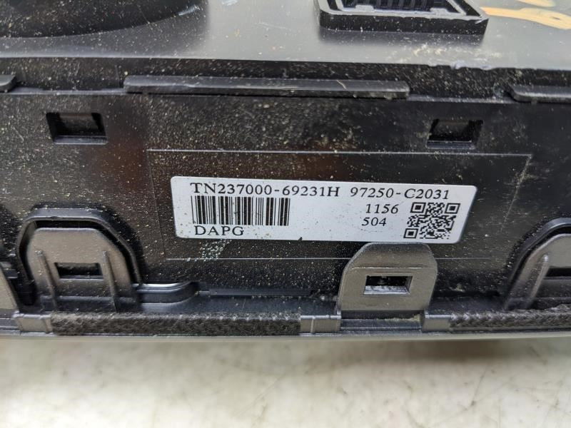 2015-17 Hyundai Sonata Dash Radio AC Heater Climate Control 237000-69231H OEM - Alshned Auto Parts