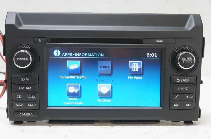 2017-2019 Nissan Titan Radio CD Navigation GPS Apps Phone Display OEM 25915EZ22F - Alshned Auto Parts