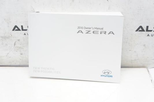 2016 Hyundai Azera Owner's Manual Book Case G3V0-EU57B OEM - Alshned Auto Parts